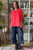 Paloma Tela Peter Pan Blouse Chilli